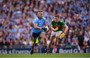 10 August 2019; Jonny Cooper of Dublin in action against Fionn McDonagh of Mayo during the GAA Football All-Ireland Senior Championship Semi-Final match between Dublin and Mayo at Croke Park in Dublin. Photo by Stephen McCarthy/Sportsfile