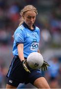 10 August 2019; Sophie English, Mount Anville PS, Stillorgan, Dublin, during the INTO Cumann na mBunscol GAA Respect Exhibition Go Games during the GAA Football All-Ireland Senior Championship Semi-Final match between Dublin and Mayo at Croke Park in Dublin. Photo by Stephen McCarthy/Sportsfile