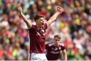 11 August 2019; Tomo Culhane of Galway celebrates following the Electric Ireland GAA Football All-Ireland Minor Championship Semi-Final match between Kerry and Galway at Croke Park in Dublin. Photo by Eóin Noonan/Sportsfile