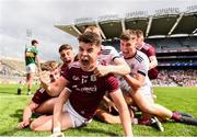11 August 2019; Galway players celebrate following the Electric Ireland GAA Football All-Ireland Minor Championship Semi-Final match between Kerry and Galway at Croke Park in Dublin. Photo by Eóin Noonan/Sportsfile