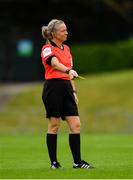 11 August 2019; Referee Paula Brady during the Extra.ie FAI Cup First Round match between UCD and Letterkenny Rovers at UCD Bowl in Belfield, Dublin. Photo by Seb Daly/Sportsfile