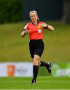 11 August 2019; Referee Paula Brady during the Extra.ie FAI Cup First Round match between UCD and Letterkenny Rovers at UCD Bowl in Belfield, Dublin. Photo by Seb Daly/Sportsfile