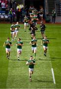 11 August 2019; Kerry captain Paul Murphy leads his side out prior to the GAA Football All-Ireland Senior Championship Semi-Final match between Kerry and Tyrone at Croke Park in Dublin. Photo by Stephen McCarthy/Sportsfile