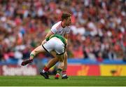 11 August 2019; Niall Sludden of Tyrone during a coming together with Paul Murphy of Kerry during the GAA Football All-Ireland Senior Championship Semi-Final match between Kerry and Tyrone at Croke Park in Dublin. Photo by Eóin Noonan/Sportsfile