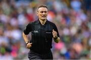 11 August 2019; Referee Maurice Deegan during the GAA Football All-Ireland Senior Championship Semi-Final match between Kerry and Tyrone at Croke Park in Dublin. Photo by Piaras Ó Mídheach/Sportsfile