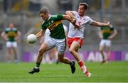 11 August 2019; Stephen O'Brien of Kerry in action against Kieran McGeary of Tyrone during the GAA Football All-Ireland Senior Championship Semi-Final match between Kerry and Tyrone at Croke Park in Dublin. Photo by Piaras Ó Mídheach/Sportsfile
