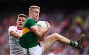 11 August 2019; Gavin Crowley of Kerry in action against Michael McKernan of Tyrone during the GAA Football All-Ireland Senior Championship Semi-Final match between Kerry and Tyrone at Croke Park in Dublin. Photo by Stephen McCarthy/Sportsfile
