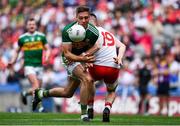 11 August 2019; Adrian Spillane of Kerry is dispossessed by Richie Donnelly of Tyrone during the GAA Football All-Ireland Senior Championship Semi-Final match between Kerry and Tyrone at Croke Park in Dublin. Photo by Brendan Moran/Sportsfile