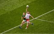 11 August 2019; Mattie Donnelly of Tyrone in action against Tadhg Morley of Kerry during the GAA Football All-Ireland Senior Championship Semi-Final match between Kerry and Tyrone at Croke Park in Dublin. Photo by Daire Brennan/Sportsfile