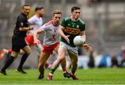 11 August 2019; Paul Murphy of Kerry in action against Niall Sludden of Tyrone during the GAA Football All-Ireland Senior Championship Semi-Final match between Kerry and Tyrone at Croke Park in Dublin. Photo by Piaras Ó Mídheach/Sportsfile