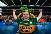 11 August 2019; Kerry supporter Jayden Foley, from Farranfore, prior to the GAA Football All-Ireland Senior Championship Semi-Final match between Kerry and Tyrone at Croke Park in Dublin. Photo by Stephen McCarthy/Sportsfile