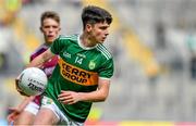 11 August 2019; Gearoid Hassett of Kerry during the Electric Ireland GAA Football All-Ireland Minor Championship Semi-Final match between Kerry and Galway at Croke Park in Dublin. Photo by Brendan Moran/Sportsfile