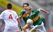 11 August 2019; Ronan Keavey, St. Joseph’s NS, Miltown Malbay, Clare, representing Kerry, during the INTO Cumann na mBunscol GAA Respect Exhibition Go Games during the GAA Football All-Ireland Senior Championship Semi-Final match between Kerry and Tyrone at Croke Park in Dublin. Photo by Piaras Ó Mídheach/Sportsfile