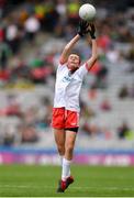 11 August 2019; Amy Jo Kierans, Latnamard, Smithborough, Monaghan, representing Tyrone, during the INTO Cumann na mBunscol GAA Respect Exhibition Go Games during the GAA Football All-Ireland Senior Championship Semi-Final match between Kerry and Tyrone at Croke Park in Dublin. Photo by Eóin Noonan/Sportsfile