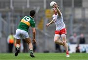 11 August 2019; Frank Burns of Tyrone in action against Jack Sherwood  of Kerry during the GAA Football All-Ireland Senior Championship Semi-Final match between Kerry and Tyrone at Croke Park in Dublin. Photo by Piaras Ó Mídheach/Sportsfile