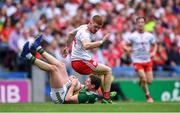 11 August 2019; Tadhg Morley of Kerry in action against Cathal McShane of Tyrone during the GAA Football All-Ireland Senior Championship Semi-Final match between Kerry and Tyrone at Croke Park in Dublin. Photo by Piaras Ó Mídheach/Sportsfile