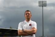 12 August 2019; Dundalk head coach Vinny Perth ahead of a Dundalk press conference at Tallaght Stadium in Tallaght, Dublin. Photo by Eóin Noonan/Sportsfile