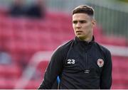 9 August 2019; Cian Coleman of St Patrick's Athletic prior to the Extra.ie FAI Cup First Round match between St. Patrick’s Athletic and Bray Wanderers at Richmond Park in Dublin. Photo by Ben McShane/Sportsfile