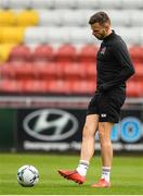 12 August 2019; Andy Boyle during a Dundalk training session at Tallaght Stadium in Tallaght, Dublin. Photo by Eóin Noonan/Sportsfile