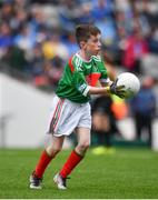 10 August 2019; Ciarán Molloy, St. Josephís PS, Madden, Armagh, representing Mayo, during the INTO Cumann na mBunscol GAA Respect Exhibition Go Games during the GAA Football All-Ireland Senior Championship Semi-Final match between Dublin and Mayo at Croke Park in Dublin. Photo by Sam Barnes/Sportsfile