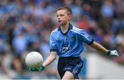 10 August 2019; Jacob Comiskey, Holy Family National School, Rathcoole, Dublin, during the INTO Cumann na mBunscol GAA Respect Exhibition Go Games during the GAA Football All-Ireland Senior Championship Semi-Final match between Dublin and Mayo at Croke Park in Dublin. Photo by Sam Barnes/Sportsfile