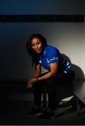 12 August 2019; Leinster Women's captain Sene Naoupu poses for a portrait during the Leinster Rugby Head Coaches’ Preview Event at Energia Park in Donnybrook, Dublin. Photo by Ramsey Cardy/Sportsfile