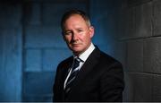 12 August 2019; Manager Jim Gavin poses for a portrait following a Dublin Football All-Ireland Final Press Conference at Parnell Park in Dublin. Photo by David Fitzgerald/Sportsfile