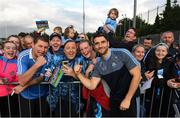 12 August 2019; Bernard Brogan of Dublin poses for a picture with fans during a meet and greet at Parnell Park in Dublin. Photo by David Fitzgerald/Sportsfile