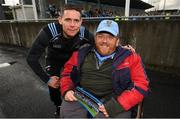 12 August 2019; Stephen Cluxton of Dublin poses for a picture with Derek Smith from Coolock, Co Dublin during a meet and greet at Parnell Park in Dublin. Photo by David Fitzgerald/Sportsfile