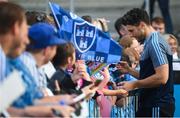 12 August 2019; Bernard Brogan of Dublin signs autographs during a meet and greet at Parnell Park in Dublin. Photo by David Fitzgerald/Sportsfile