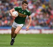 11 August 2019; Seán O'Shea of Kerry during the GAA Football All-Ireland Senior Championship Semi-Final match between Kerry and Tyrone at Croke Park in Dublin. Photo by Ray McManus/Sportsfile