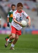 11 August 2019; Peter Horan, Kilmovee NS, Ballaghaderreen, Mayo, representing Tyrone, during the INTO Cumann na mBunscol GAA Respect Exhibition Go Games during the GAA Football All-Ireland Senior Championship Semi-Final match between Kerry and Tyrone at Croke Park in Dublin. Photo by Ray McManus/Sportsfile