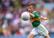 11 August 2019; Calum Duane, St. Conleth & Mary’s PS, Piercetown, Newbridge, Kildare, representing Kerry, during the INTO Cumann na mBunscol GAA Respect Exhibition Go Games at half-time of the GAA Football All-Ireland Senior Championship Semi-Final match between Kerry and Tyrone at Croke Park in Dublin. Photo by Stephen McCarthy/Sportsfile