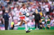 11 August 2019; Jamie Dorr, Scoil Mhuire, Newtownforbes, Longford, representing Tyrone,  during the INTO Cumann na mBunscol GAA Respect Exhibition Go Games at half-time of the GAA Football All-Ireland Senior Championship Semi-Final match between Kerry and Tyrone at Croke Park in Dublin. Photo by Stephen McCarthy/Sportsfile