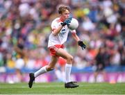 11 August 2019; Jamie Dorr, Scoil Mhuire, Newtownforbes, Longford, representing Tyrone,  during the INTO Cumann na mBunscol GAA Respect Exhibition Go Games at half-time of the GAA Football All-Ireland Senior Championship Semi-Final match between Kerry and Tyrone at Croke Park in Dublin. Photo by Stephen McCarthy/Sportsfile