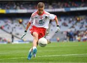 11 August 2019; Aaron Waterhouse, Drimnagh Castle PS, Walkinstown, Dublin, representing Tyrone, during the INTO Cumann na mBunscol GAA Respect Exhibition Go Games at half-time of the GAA Football All-Ireland Senior Championship Semi-Final match between Kerry and Tyrone at Croke Park in Dublin. Photo by Stephen McCarthy/Sportsfile