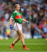 10 August 2019; Caoimhe Kelly, Mullaghrafferty, Carrickmacross, Monaghan, representing Mayo, during the INTO Cumann na mBunscol GAA Respect Exhibition Go Games during the GAA Football All-Ireland Senior Championship Semi-Final match between Dublin and Mayo at Croke Park in Dublin. Photo by Ray McManus/Sportsfile