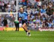 10 August 2019; Sophie English, Mount Anville PS, Stillorgan, Dublin, during the INTO Cumann na mBunscol GAA Respect Exhibition Go Games during the GAA Football All-Ireland Senior Championship Semi-Final match between Dublin and Mayo at Croke Park in Dublin. Photo by Ray McManus/Sportsfile