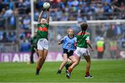 10 August 2019; Lilly Murray, Ballymurray NS, Ballymurray, Roscommon, representing Mayo, during the INTO Cumann na mBunscol GAA Respect Exhibition Go Games during the GAA Football All-Ireland Senior Championship Semi-Final match between Dublin and Mayo at Croke Park in Dublin. Photo by Piaras Ó Mídheach/Sportsfile