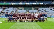 11 August 2019; The Galway squad before the Electric Ireland GAA Football All-Ireland Minor Championship Semi-Final match between Kerry and Galway at Croke Park in Dublin. Photo by Piaras Ó Mídheach/Sportsfile