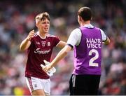 11 August 2019; James Webb of Galway celebrates following the Electric Ireland GAA Football All-Ireland Minor Championship Semi-Final match between Kerry and Galway at Croke Park in Dublin. Photo by Stephen McCarthy/Sportsfile