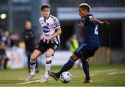 13 August 2019; Seán Gannon of Dundalk in action against Rafael Ratão of Slovan Bratislava during the UEFA Europa League 3rd Qualifying Round 2nd Leg match between Dundalk and SK Slovan Bratislava at Tallaght Stadium in Tallaght, Dublin. Photo by Stephen McCarthy/Sportsfile