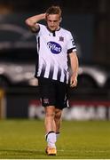 13 August 2019; A dejected John Mountney of Dundalk following the UEFA Europa League 3rd Qualifying Round 2nd Leg match between Dundalk and SK Slovan Bratislava at Tallaght Stadium in Tallaght, Dublin. Photo by Stephen McCarthy/Sportsfile