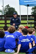 14 August 2019; Leinster player Fergus McFadden with participants during the Bank of Ireland Leinster Rugby Summer Camp in Ashbourne Rugby Club. Photo by Piaras Ó Mídheach/Sportsfile