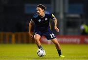 13 August 2019; Dávid Holman of Slovan Bratislava during the UEFA Europa League 3rd Qualifying Round 2nd Leg match between Dundalk and SK Slovan Bratislava at Tallaght Stadium in Tallaght, Dublin. Photo by Stephen McCarthy/Sportsfile