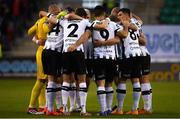 13 August 2019; Dundalk team ahead of the UEFA Europa League 3rd Qualifying Round 2nd Leg match between Dundalk and SK Slovan Bratislava at Tallaght Stadium in Tallaght, Dublin. Photo by Eóin Noonan/Sportsfile