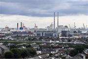 11 August 2019; A view of the Dublin City skyline as seen from the roof of Croke Park Stadium in Dublin, Ireland. Photo by Stephen McCarthy/Sportsfile