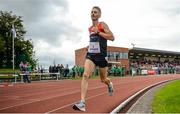 14 August 2019; Niall Shanahan of An Bru AC, Co. Limerick, on his way to winning the 3000m Open Men event sponsored by Leisure World during the BAM Cork City Sports at CIT Athletics Stadium in Bishopstown, Cork. Photo by Sam Barnes/Sportsfile