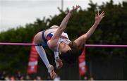 14 August 2019; Emily Borthwick of Great Britain competing in the Women's High Jump event, sponsored by AON Hewitt, during the BAM Cork City Sports at CIT Athletics Stadium in Bishopstown, Cork. Photo by Sam Barnes/Sportsfile
