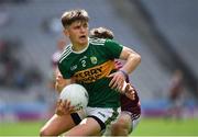 11 August 2019; Luke Chester of Kerry during the Electric Ireland GAA Football All-Ireland Minor Championship Semi-Final match between Kerry and Galway at Croke Park in Dublin. Photo by Ray McManus/Sportsfile